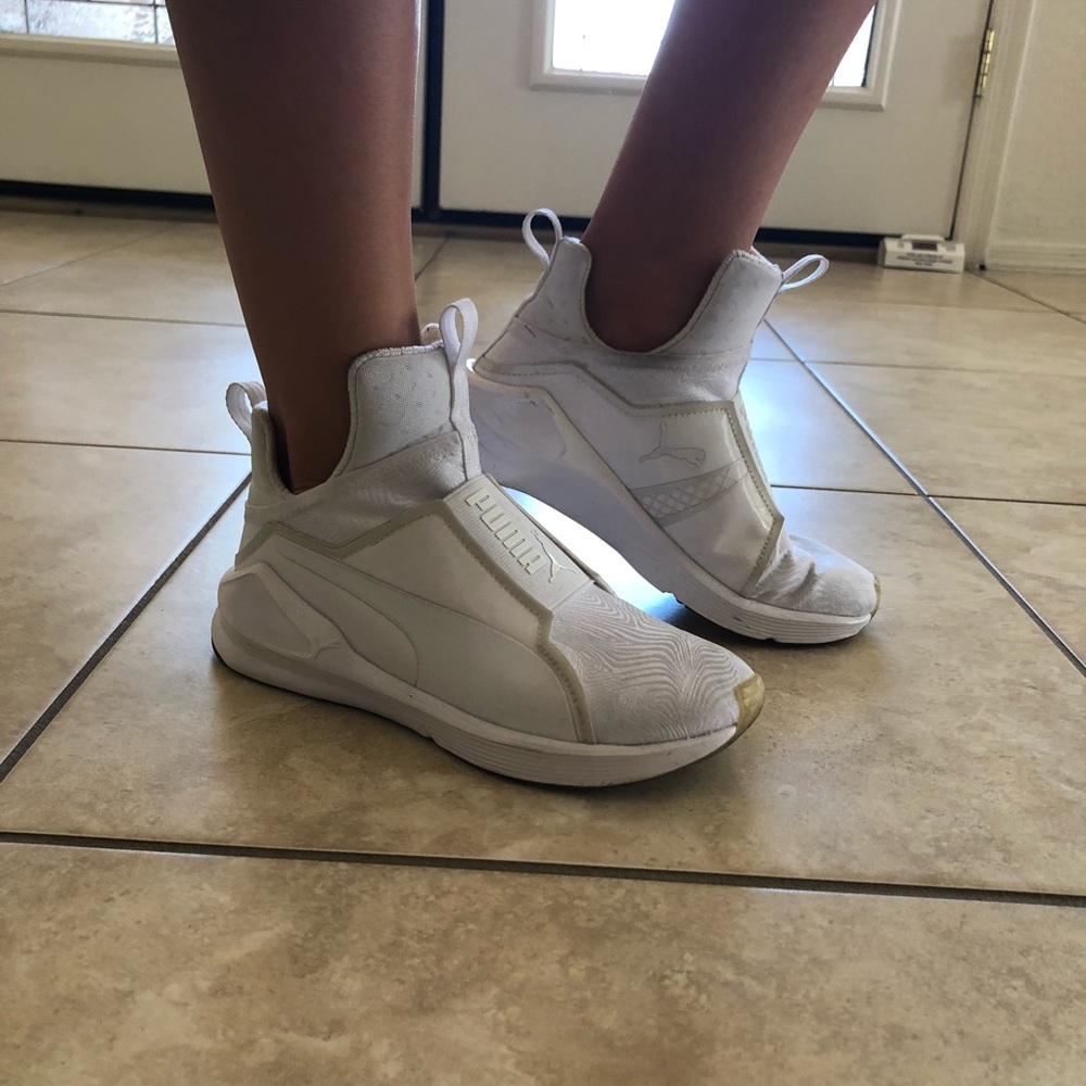 White Puma Fierce. WORN ONCE